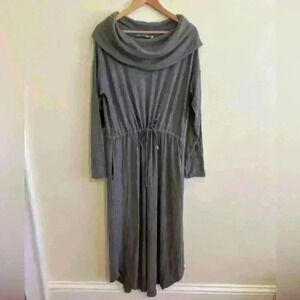 Soft Surroundings By The Fire Lounger Cowl Neck Maxi Sweater Dress Size Large